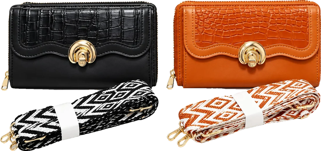 Designer-inspired wallets & purses